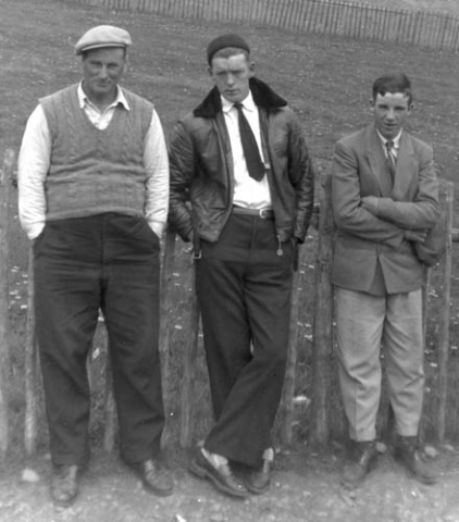 077: l-r Michael Counsel, Paul McCarthy, Michael's son Thomas. [courtesy of Mary Anne (Barry) Counsel]  - Michael (sr) son of Thomas Counsel &amp;amp; Mary Cochrane; Paul son of Thomas McCarthy &amp;amp;  Margaret Whelan